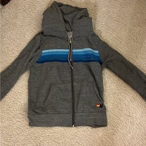 Gray Zip-Up Aviator Nation Hoodie!!
